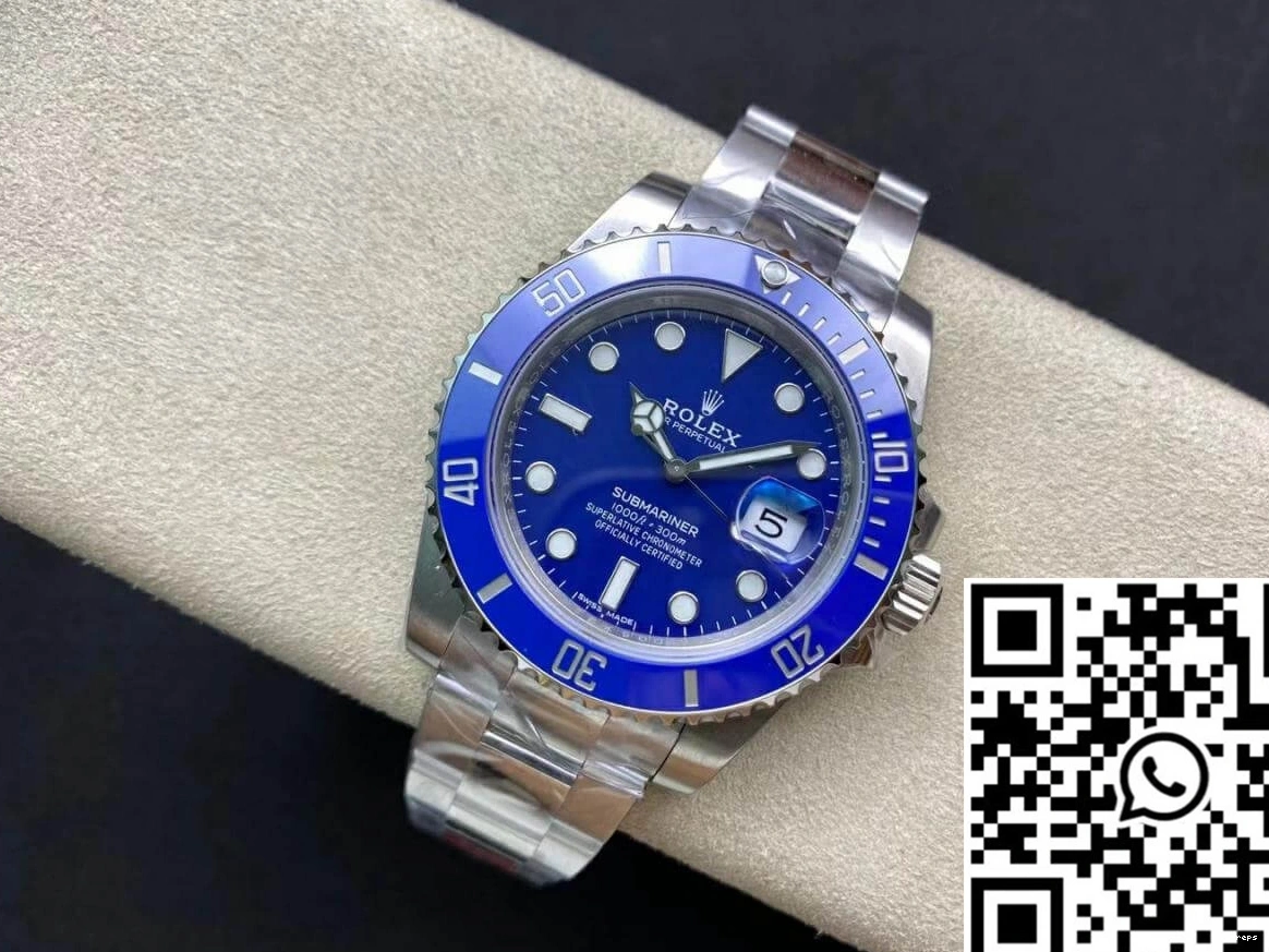 EasyCare Blue 116619LB-97209 Factory Submariner 1237 Dial VS Rolex 0825